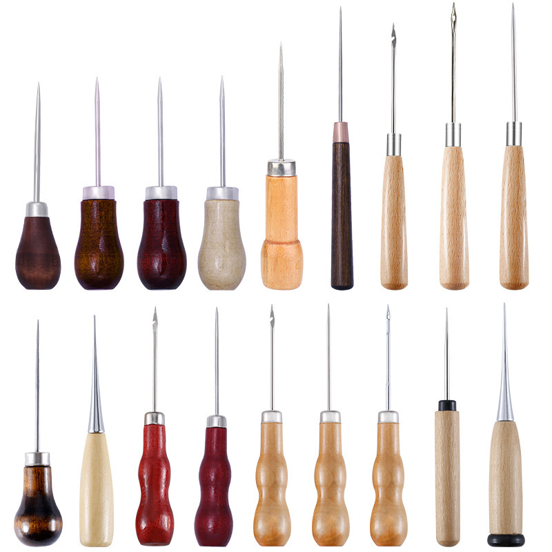 Leatherwork Awl - Leder Ahle Holzgriff Ahle Nähen Ahle