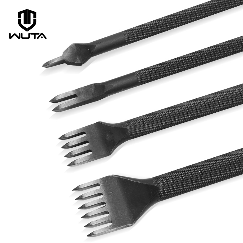 Leatherwork Punching Tool - WUTA 1 Stück Diamond Point Schwarz