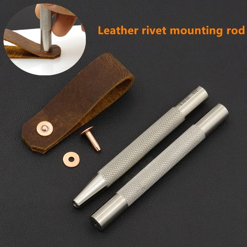 Rivet Setter Tool - Permanente Kupferniet-Montages tange großes/kleines Set hand