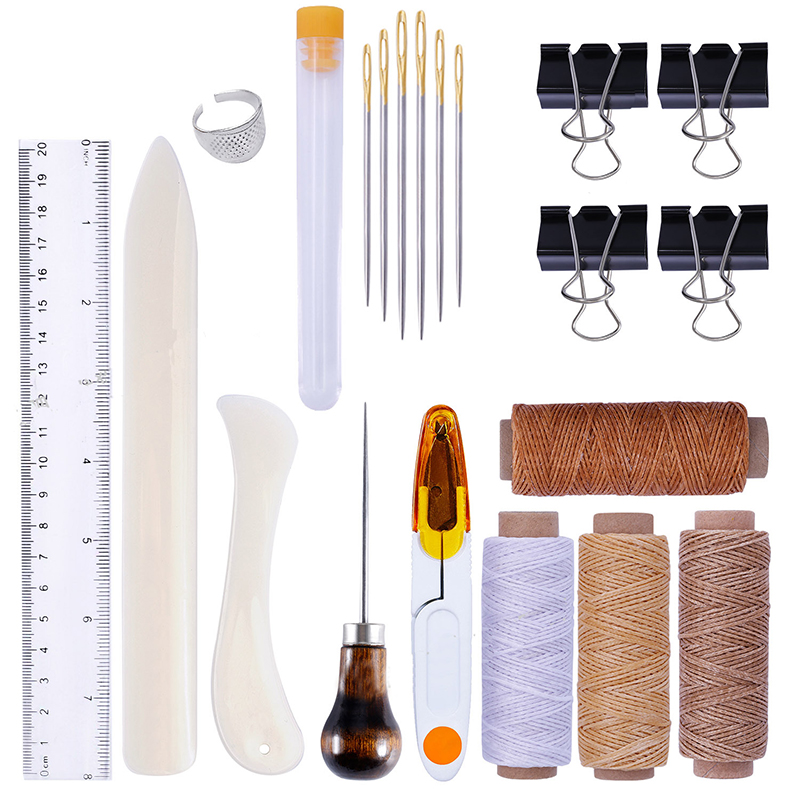 Leatherwork Awl - 25 Teile/satz Leder Handwerk Nähen Kit
