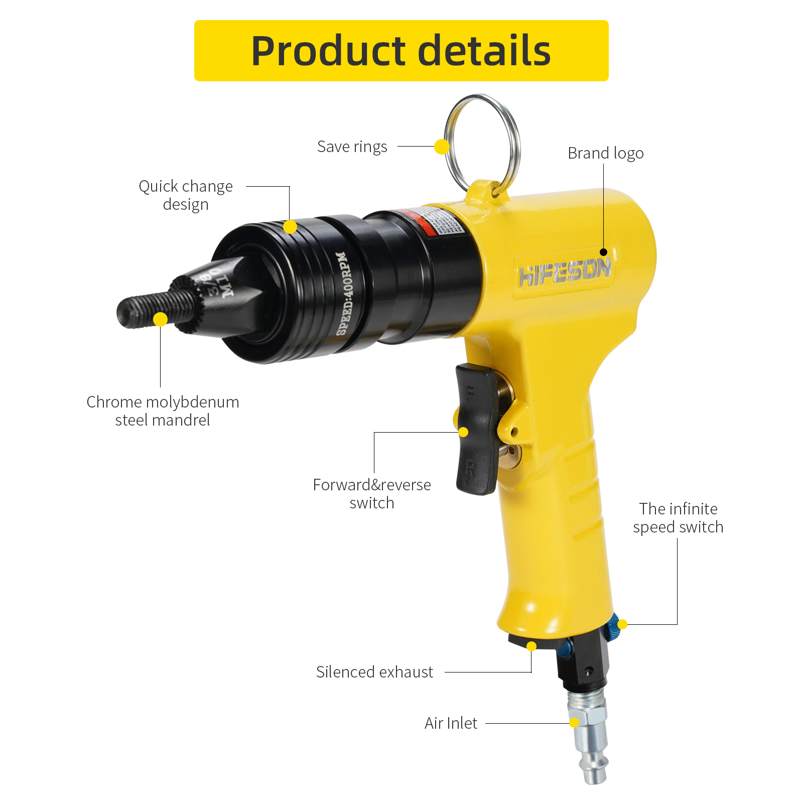 Pneumatische Luftnietmutterpis – Rivet Setter Tool Bewertung und Preis