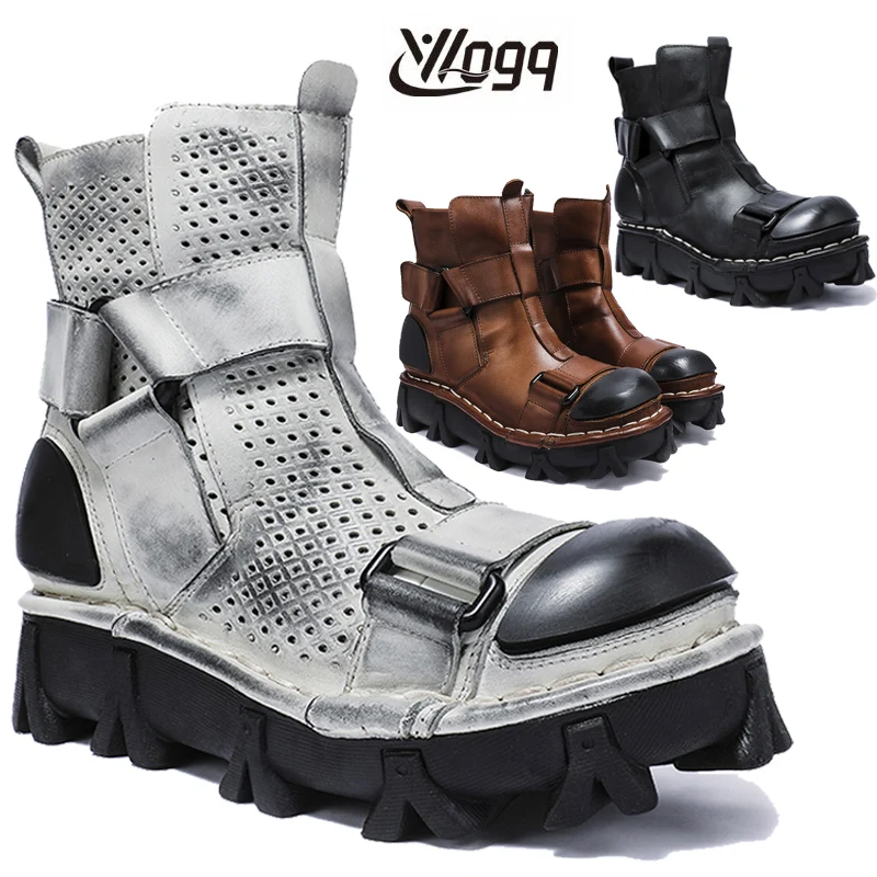 Herren-Motorradstiefel aus ech – Leather Work Western Bewertung und Preis