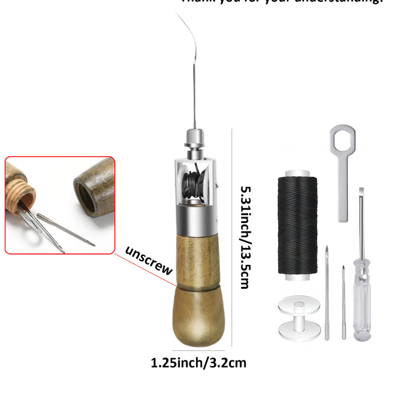 Professionelles Leder-Nähset,  – Leatherwork Awl Bewertung und Preis