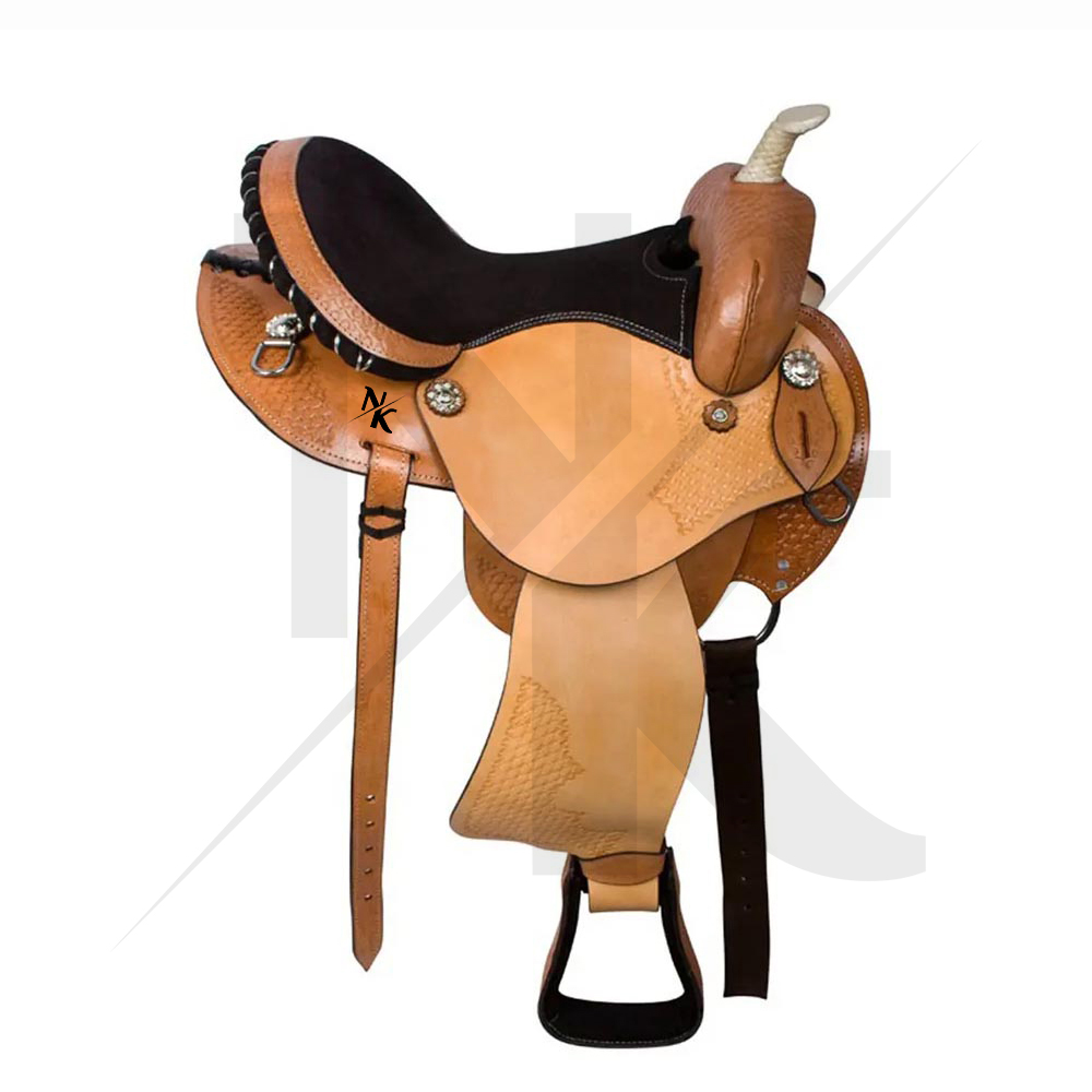 Premium Denim-Sattel, Leder-Sa – Leather Work Western Bewertung und Preis