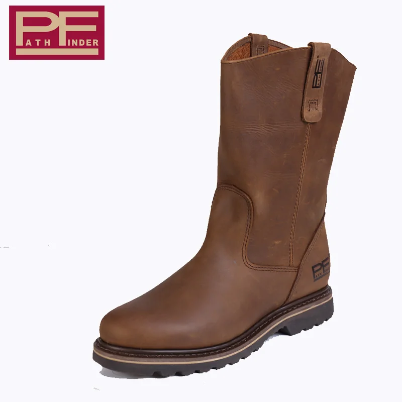 Pf Herren echtes Leder Goodyea – Leather Work Western Bewertung und Preis