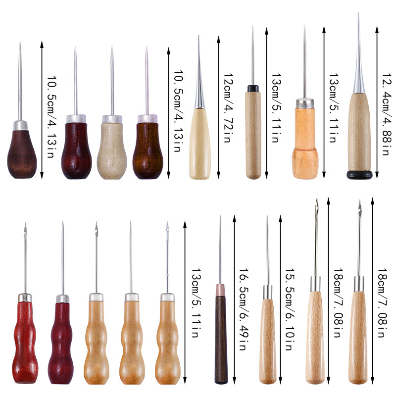 Leder Ahle Holzgriff Ahle Nähe – Leatherwork Awl Bewertung und Preis