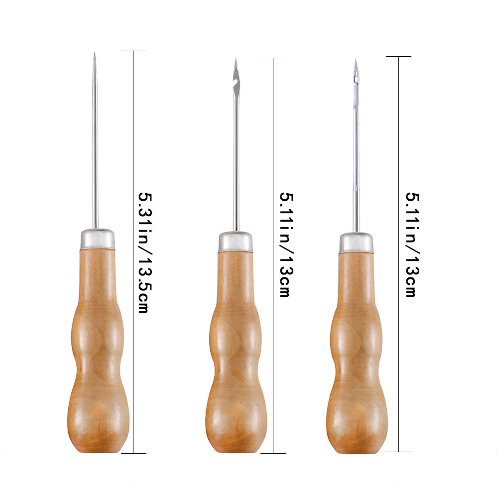 Leder Ahle Holzgriff Ahle Nähe – Leatherwork Awl Bewertung und Preis