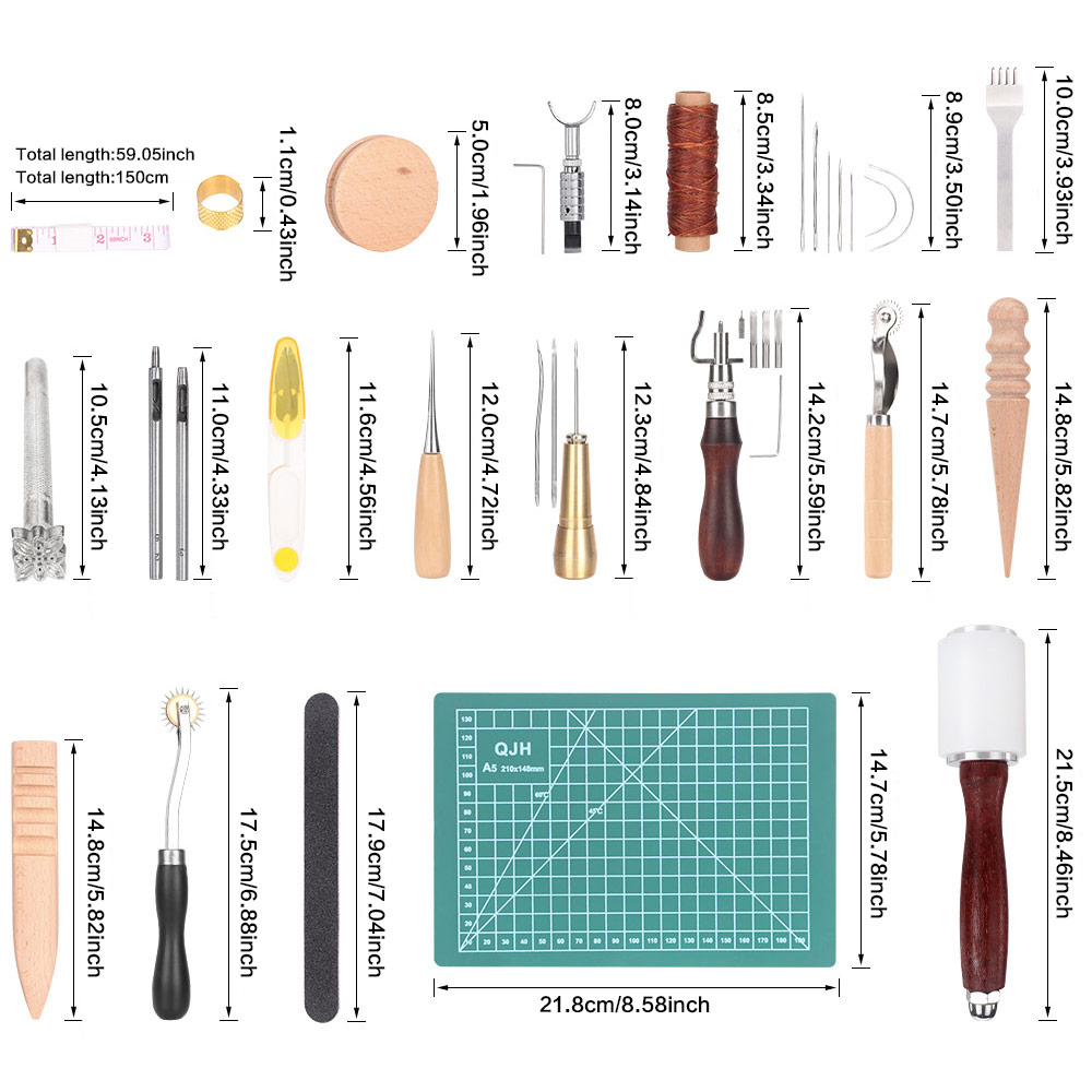 Lederbearbeitungs-Set mit Nähz – Leatherwork Punching Tool Bewertung und Preis