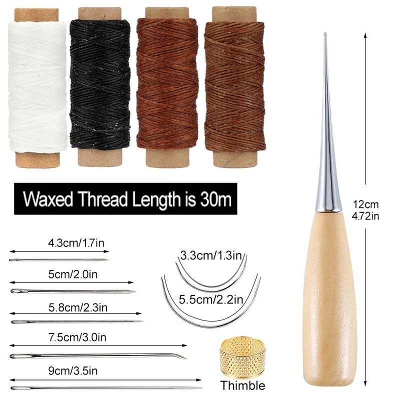 13-teiliges Leder-Nähset für H – Leatherwork Awl Bewertung und Preis