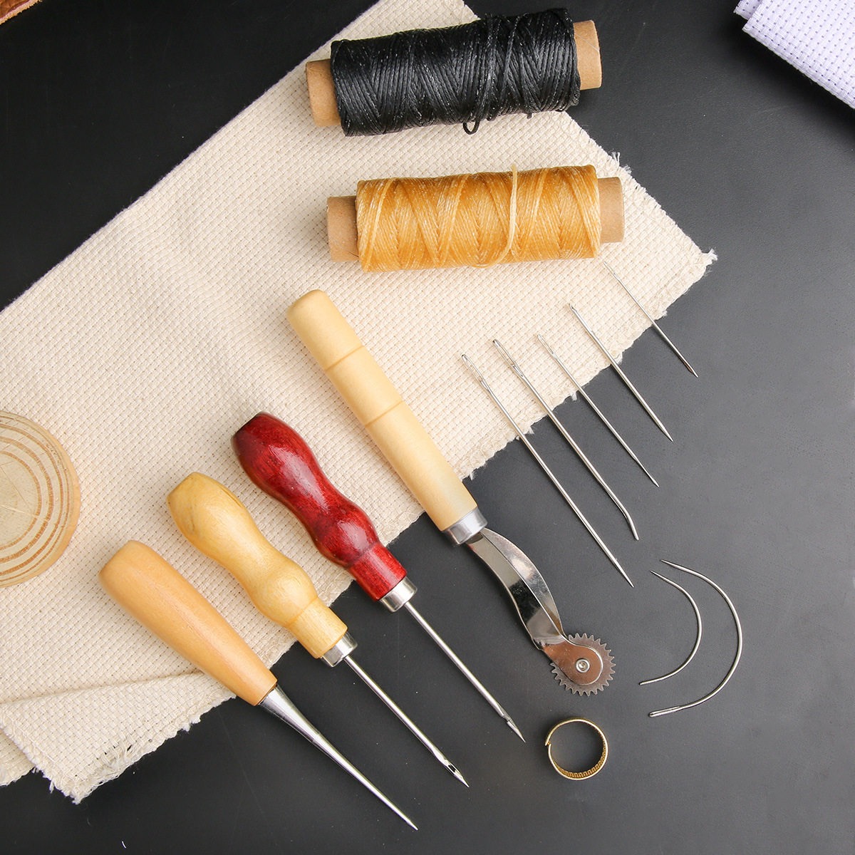 13-teiliges Leder-Nähset für H – Leatherwork Awl Bewertung und Preis