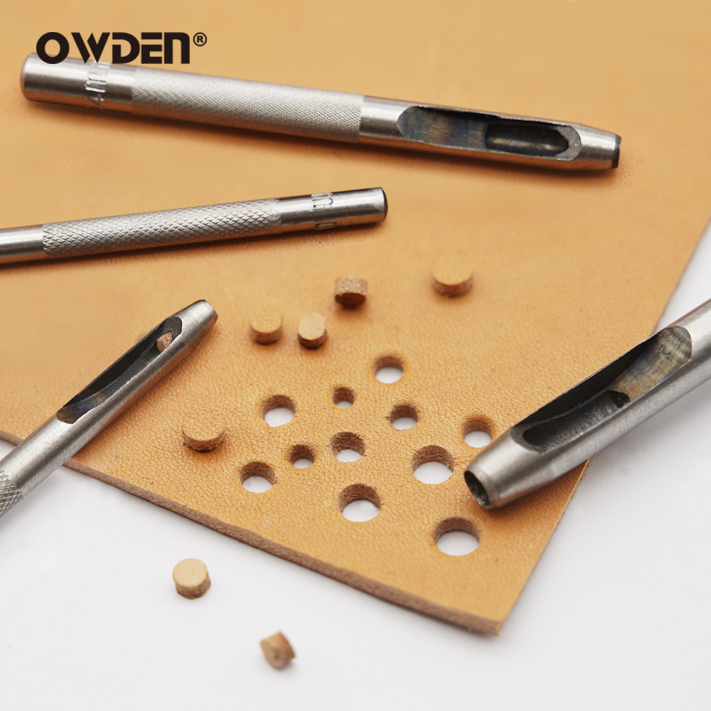 6 Stück Leder-Lochstanzwerkzeu – Leatherwork Punching Tool Bewertung und Preis