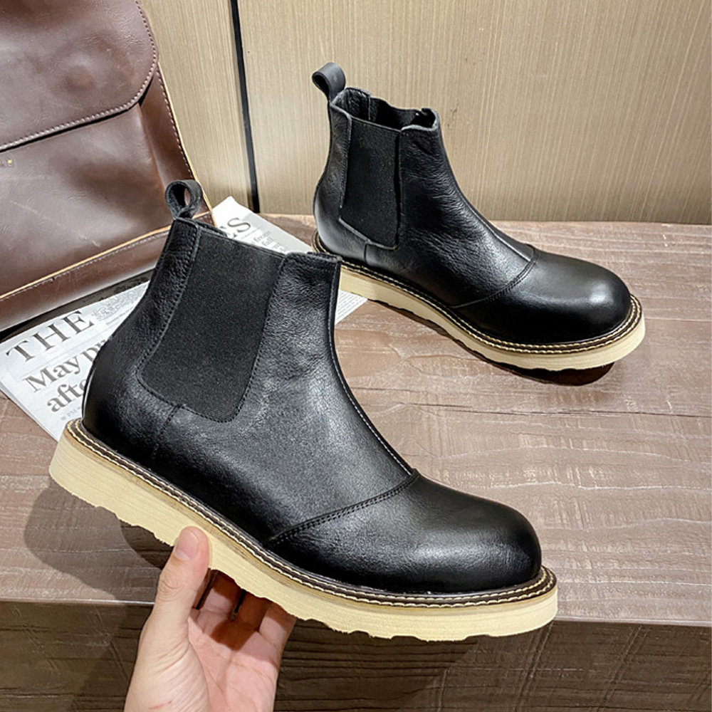 Retro Herren Echtleder Chelsea – Leather Work Western Bewertung und Preis