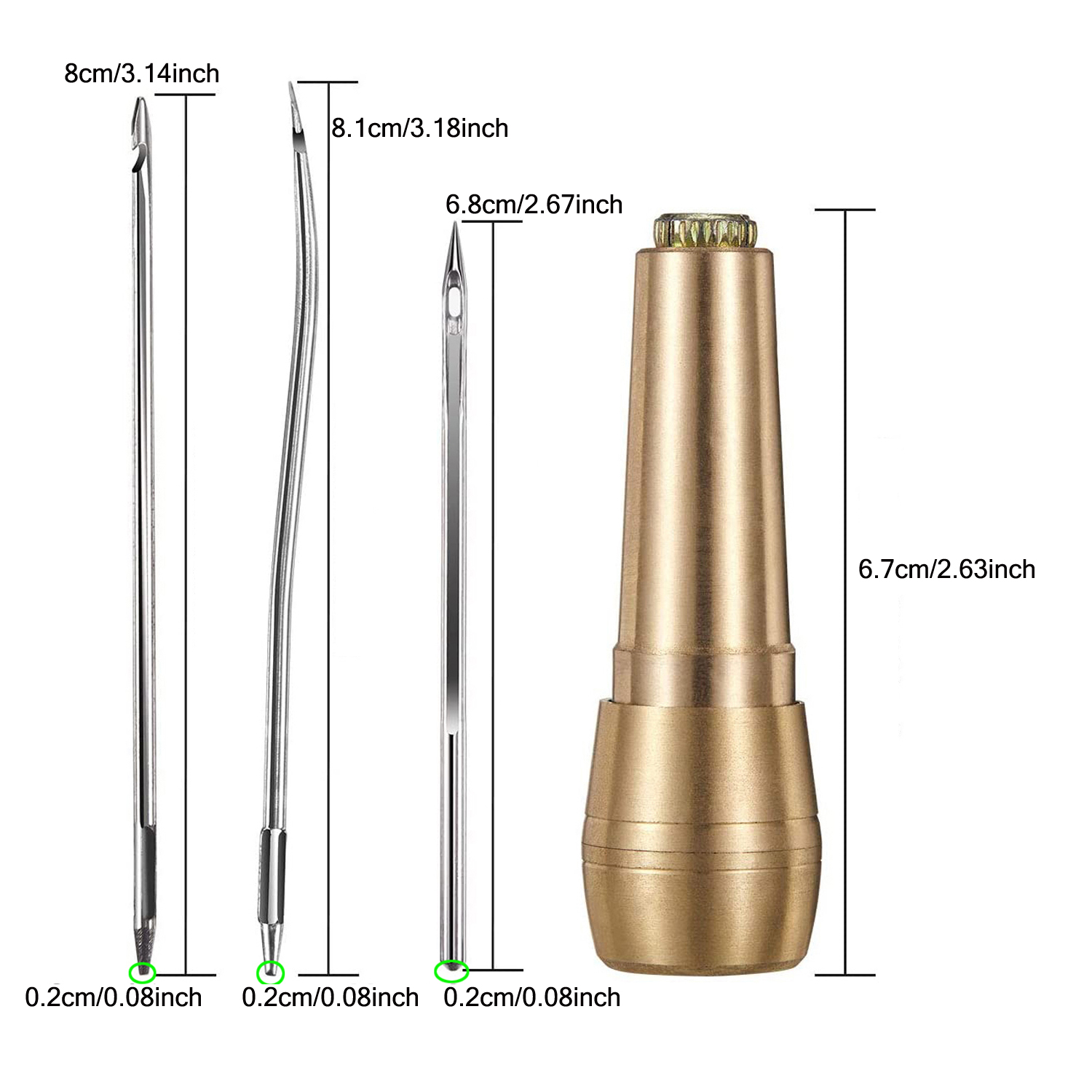 Leder-Nähset zum Selbermachen, – Leatherwork Awl Bewertung und Preis