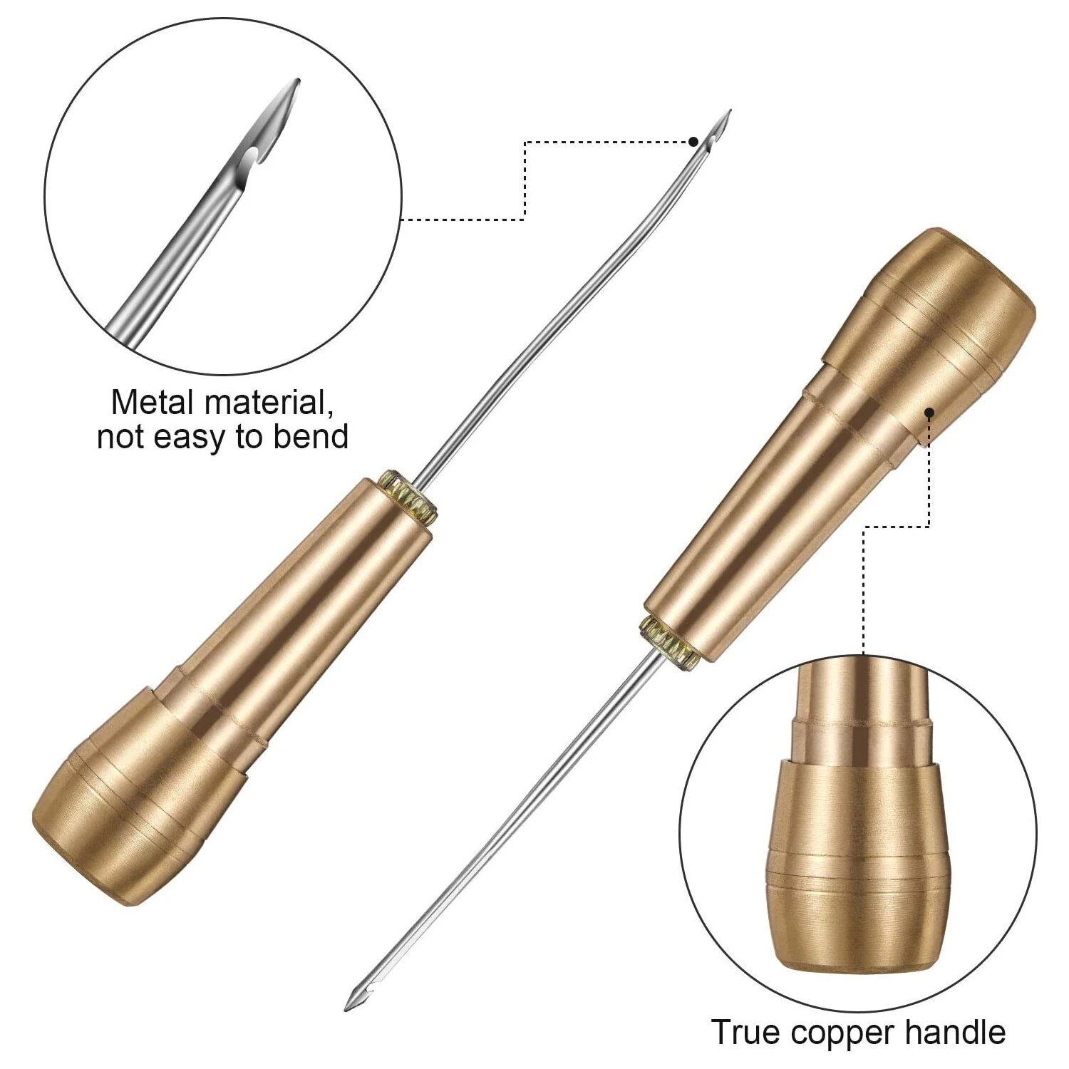 Leder-Nähset zum Selbermachen, – Leatherwork Awl Bewertung und Preis