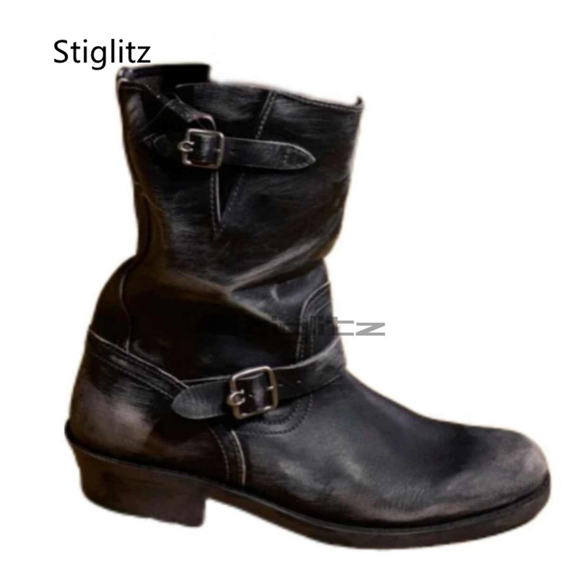 Retro-Western-Cowboystiefel fü – Leather Work Western Bewertung und Preis