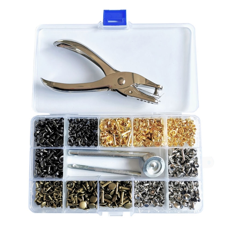 180 Sätze Leder nieten 6mm/8mm – Rivet Setter Tool Bewertung und Preis